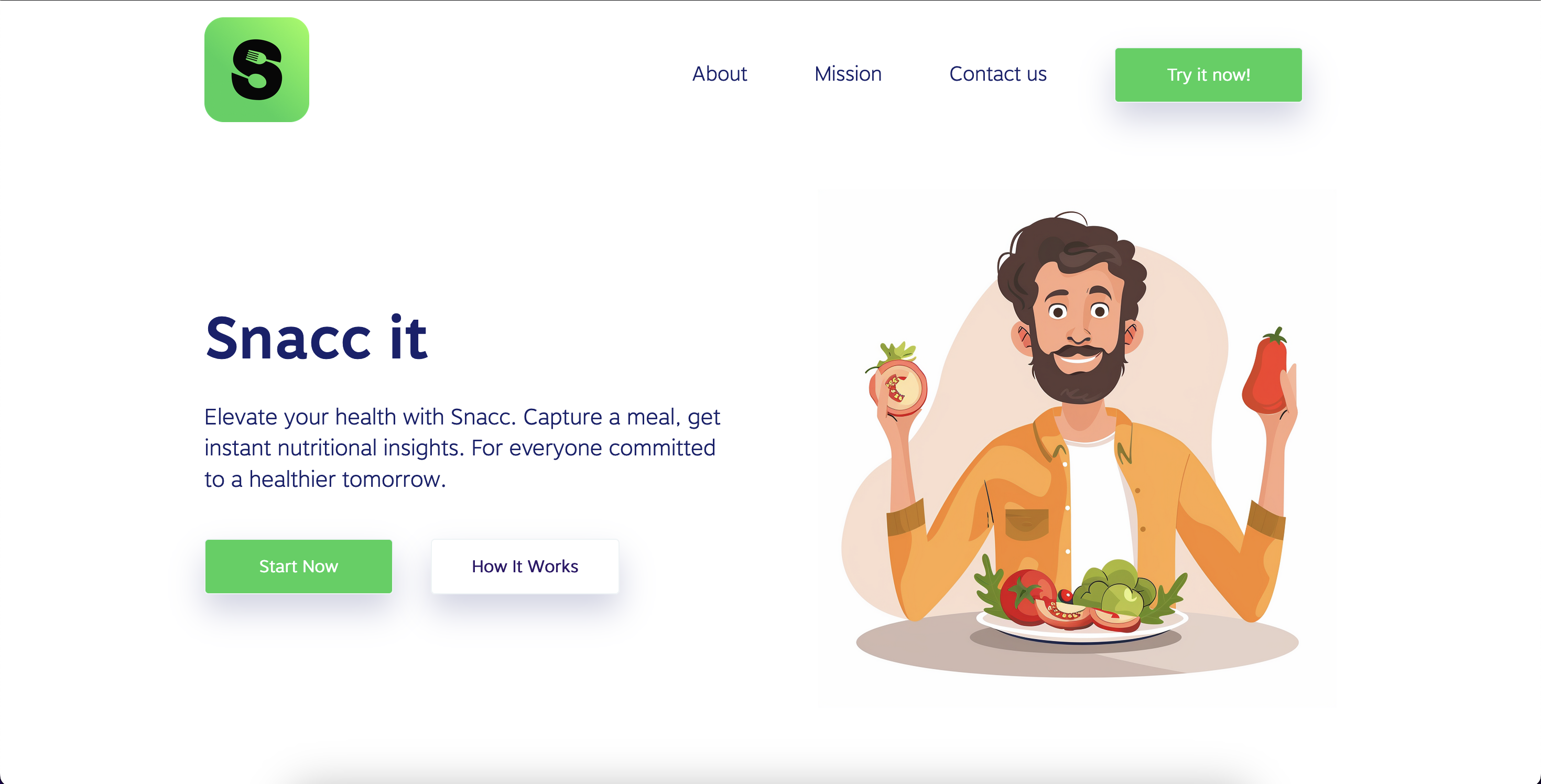 Snacc project screenshot